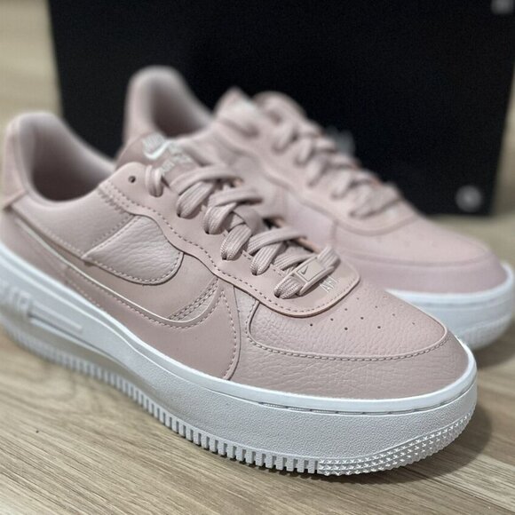 Nike AF1 PLT.AF.ORM🔥New Women Pink/White Casual Shoes DJ9946 602 - Picture 4 of 9